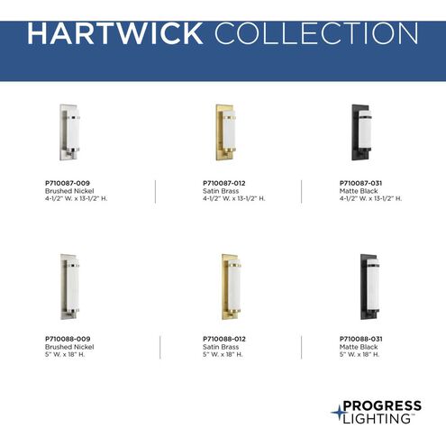 Hartwick 1 Light 5 inch Brushed Nickel ADA Wall Sconce Wall Light